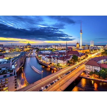 Enjoy - Puzzle Berlin Cityscape by Night - 1 000 piese