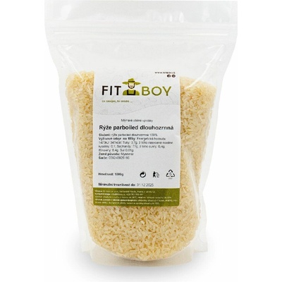 Fitboy Parboiled dlhozrnná ryža 5 kg
