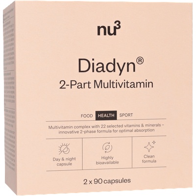 nu3 Diadyn® 2-Part Multivitamin - 2 x 90