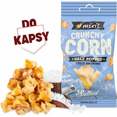 MIXIT Crunchy corn slaný do vrecka 40 g
