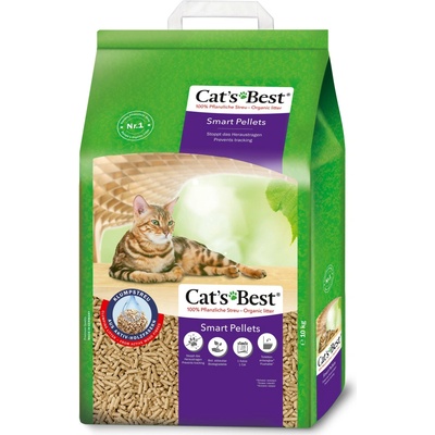 Cat's Best Smart Pellets vysoko absorpčná prírodná hrudkujúca podstielka 20 l