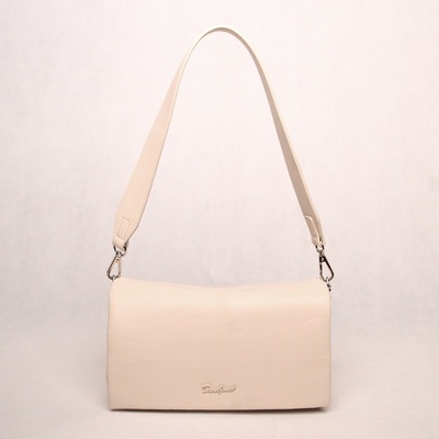 David Jones Čtyřoddílová kabelka na rameno crossbody CM6067 béžovo-šedá