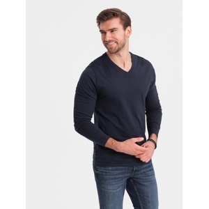 Ombre Clothing Тъмно синя мъжка основна тениска Ombre Clothing Ombre Clothing | Sin | МЪЖЕ | S - zoot - 27,36 лв