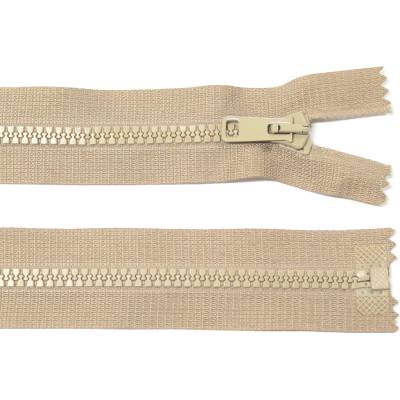Kostěný zip no.5 rozepínací 85cm bundový color: 691 béžová světlá