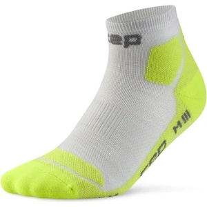 CEP Мъжки туристически чорапи CEP Hiking Light Cushion Socks Low Cut Walking socks - Grey / Acid Lime - размер IV (207-1130-0212)