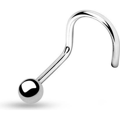Šperky4U zahnutý piercing do nosu N01065-01