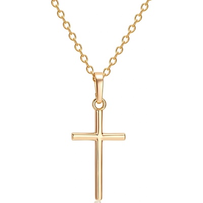 HARAHU Колие US-34221 Cross - Златен KP34221 (US-34221)