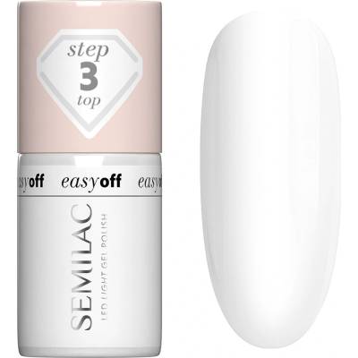 Semilac Easy Off Step 3 gelový vrchní lak na nehty 7 ml
