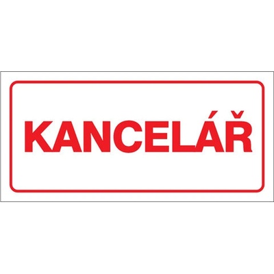 Značka Kancelář, samolepicí fólie, 100 × 210 mm BZ FT685