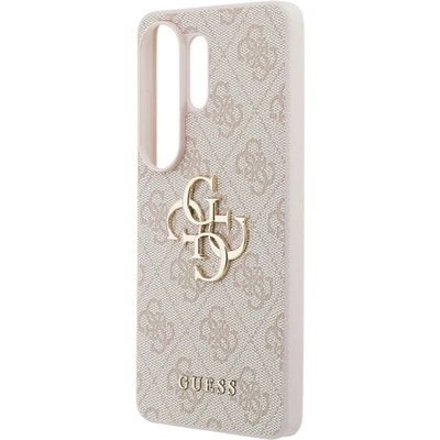 CG Mobile Samsung S26 Ultra GUESS 4G BIG METAL LOGO пластмасов протектор за телефон с устойчивост на удар, заден капак с кожен ефект, цвят ROSS GUHCS26L4GMGPI (GUHCS26L4GMGPI)