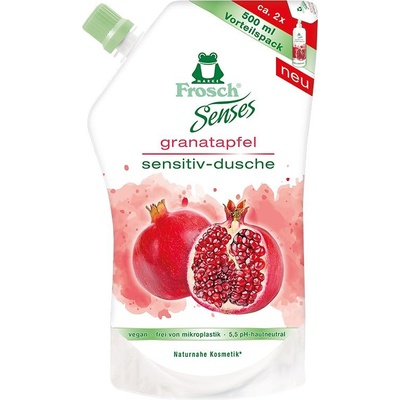 Frosch EKO Senses sprchový gel Granátové jablko náhradní náplň 500 ml