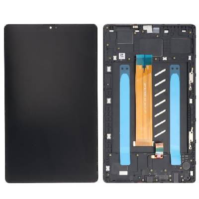 Přední kryt Samsung T225 Galaxy Tab A7 Lite LTE Black černý LCD dotyková deska