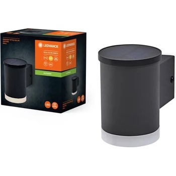 OSRAM LED лампа Ledvance Endura Style Solar Wall Oxford Dark Gray, 0.5W, 50lm, 3000K, IP44, за стена