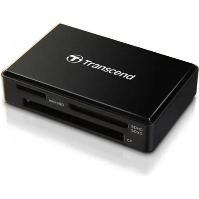 Transcend All-in-1 Multi Memory Card Reader, USB 3.0-3.1 Gen 1, Black (TS-RDF8K2)