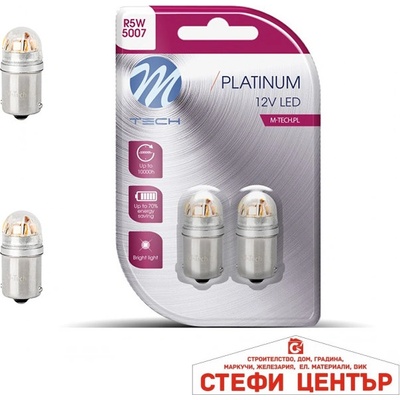 m-tech Диодни Крушки M-Tech LB833W-02B 12-24V Канбъс 2бр/к-т (282511)