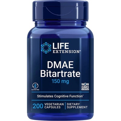 Life Extension DMAE Bitartrate 150 mg 200 vegetariánských kapslí