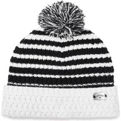 Callaway Pom Pom beanie zimní čepice bílo/černá