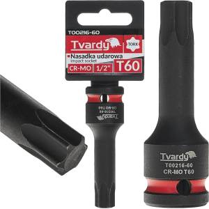 Tvardy Ударна вложка torx 1/2" t60 cr-mo 81954 (t00216-60)