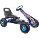 Majlo Toys šliapacia motokára s nafukovacími kolesami Formula 15 modrá