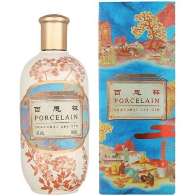 Porcelain Shanghai Dry Gin 43% 0,7 l (holá láhev)