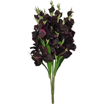 KYTICA GLADIOLA x5 BORDOVÁ 75CM