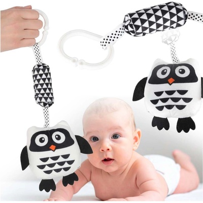 KIK KX5643 Chrastítko přívěšek kontrastní sova – Hledejceny.cz