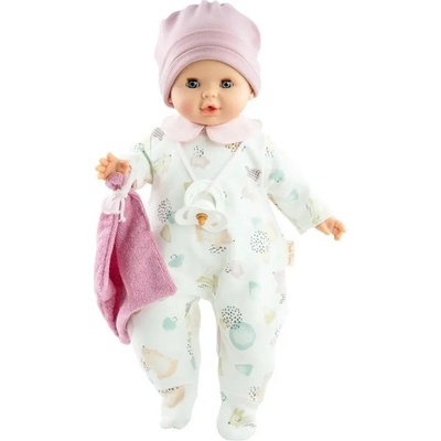 Paola Reina Realistické miminko holčička Sonia v oblečku Alex a Sonia 36 cm