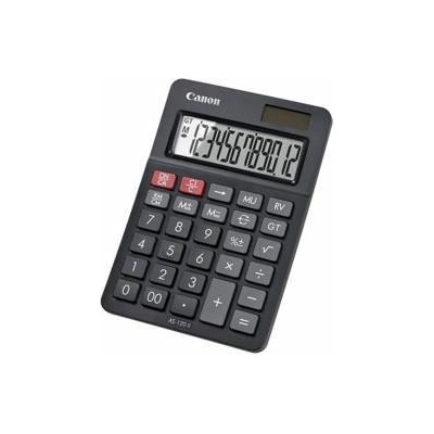 Canon Настолен калкулатор Canon AS-120 II, 12-разряден, Тъмносив, 2060120158