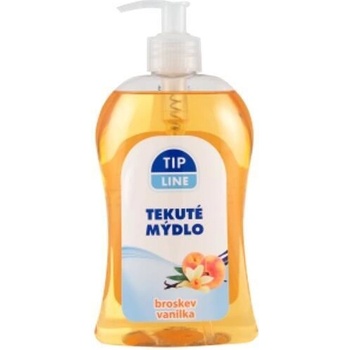 Tip Line Broskev vanilka tekuté mýdlo dávkovač 500 ml
