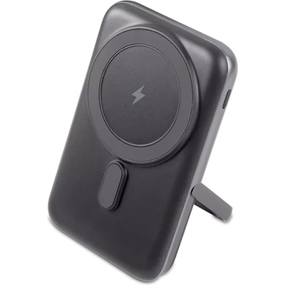 Ttec Външна батерия ttec ReCharger Pro M 10.000mAh LCD MagSafe Comp. PD 20W Wireless Powerbank w Stand - Черна (8694470004884)