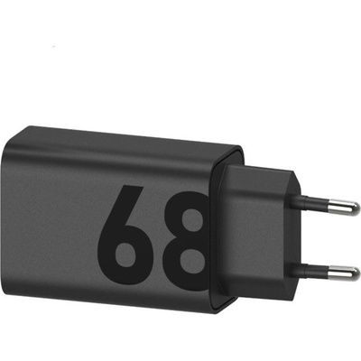 Motorola Захранване за ел. мрежа с USB-C изход с технология за бързо зареждане (черен) - Motorola TurboPower USB-C PD Wall Charger 68W (bulk) (SA18D60306)