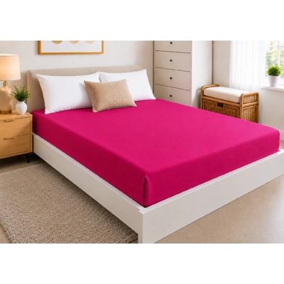 B.E.S. Petrovice Prostěradlo Froté PERFECT Fuchsiové 90x200