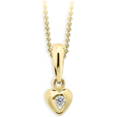 Cutie Diamonds zlatý přívěšek srdce C1556 ND1556 40 D X 1