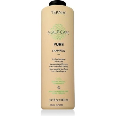 Lakmé Teknia Scalp Care Pure Shampoo 1000 ml шампоан против мазен скалп унисекс