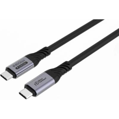 MicroConnect USB4CC1-240W-80GBPS USB-C - USB-C 1m černý