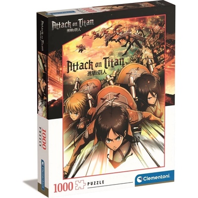 CLEMENTONI Útok titánů Attack on Titan 1000 dílků