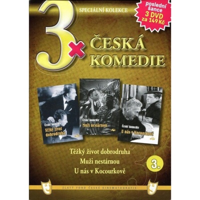 3x Česká komedie 3. DVD