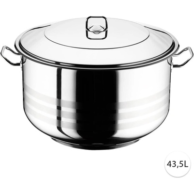 Arian Velký nerezový gastro hrnec s poklicí 43,5L 10492