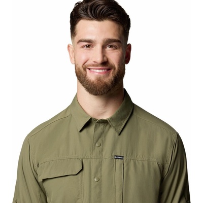 Columbia Skien Valley Insect Shield pánska košeľa 2123325397 stone green