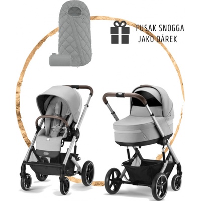 CYBEX Balios S Lux + Cot S Lux 2024 Lava Grey Silver Frame – Zbozi.Blesk.cz