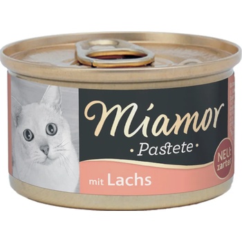 Miamor 24х85г Miamor Pastete, консервирана храна за котки сьомга