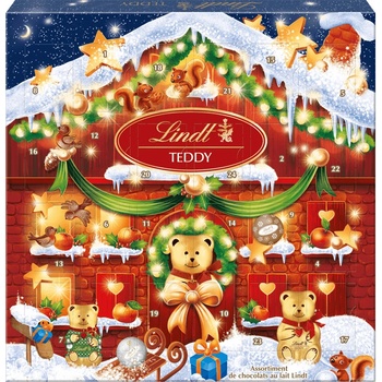 Lindor Lindt Lindt Adventní kalendář TEDDY 124g