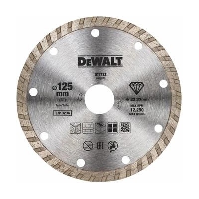 DeWALT DT3712 Diamantový kotouč Turbo pro suché řezání, 125 mm