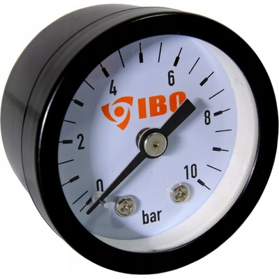 IBO Manometer do 10 bar axial. zadný vývod priem. 40mm