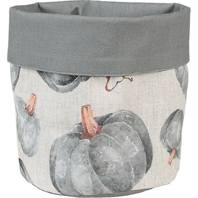 Bavlnený košík na pečivo s tekvicami Country Style Pumpkin - Ø 15*16 cm - Clayre & Eef