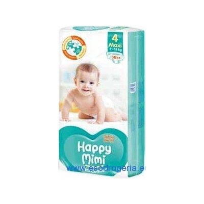 Happy Mimi Flexi Comfort Maxi 4 7 – 18 kg 38 ks