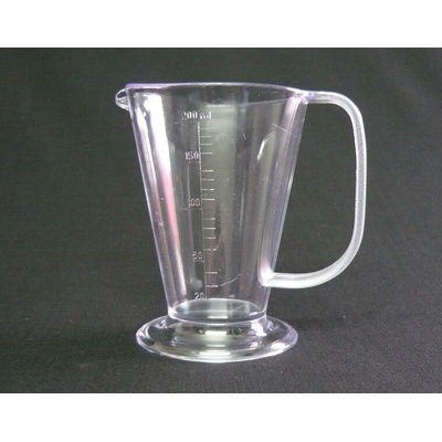 Odměrka 0,2l kónická d8x11cm plast – Zbozi.Blesk.cz