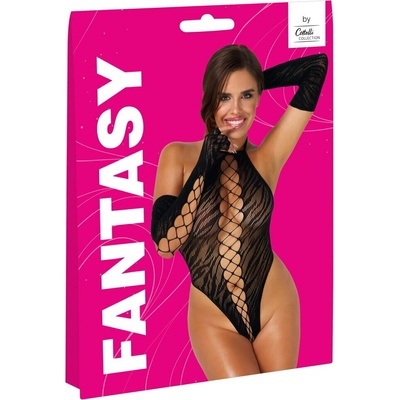 Fantasy by Cottelli Body a rukavice - černé