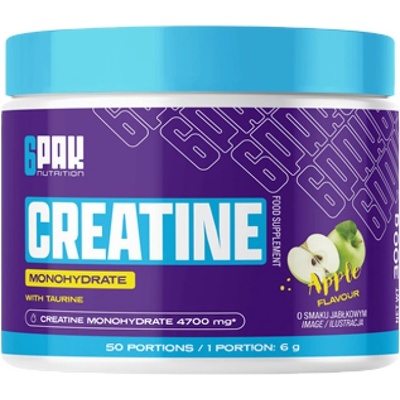 6PAK Nutrition Creatine Monohydrate [300 грама] Ябълка