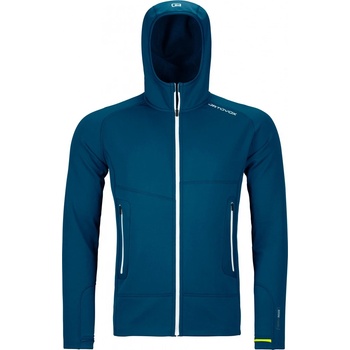 Ortovox merino mikina Fleece Light Hoody petrol blue